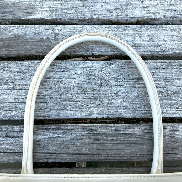 đź’ŻAuthentic Kate Spade Quinn Embossed Ace of Spades Cream Tote Bag Satchel - Picture 8 of 11